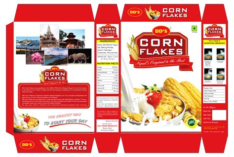 Corn Flakes Packaging Design by crazeeartist on DeviantArt