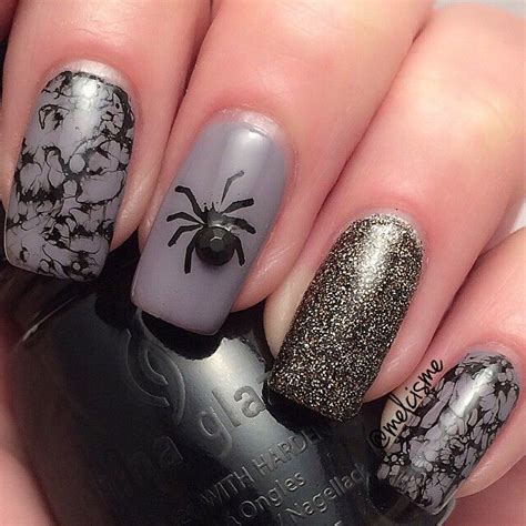 spider halloween !! | Nail art, Halloween nail art, Cute nails