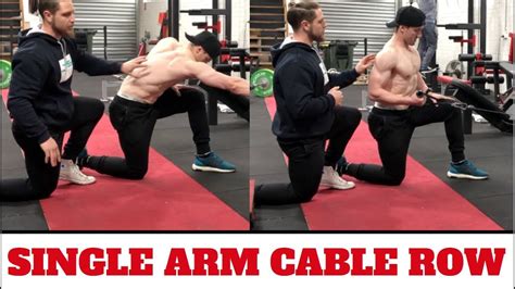 Single Arm Cable Row (Lat Hypertrophy) - YouTube