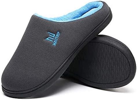 Maiitrip Men's Comfortable Memory Foam House Slippers, 10-11 | eBay