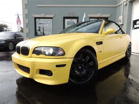 Mellow Yellow Double Take: 2004 BMW M3 Convertible | German Cars For ...