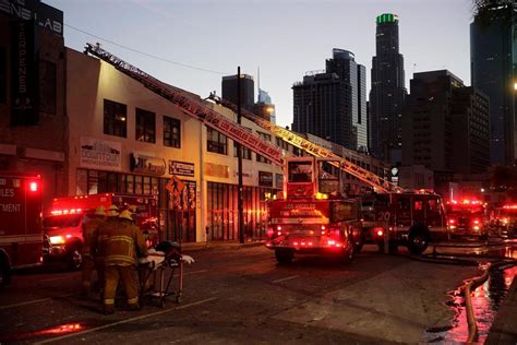 12 Los Angeles firefighters recovering after explosion