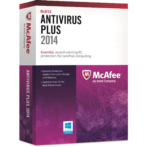 McAfee AntiVirus Plus 2014 (1 User, Download) MAV14E001RKA B&H