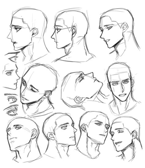 #male #face #drawing #reference Male Face Drawing, Drawing Face Expressions, Drawing Heads, Face ...