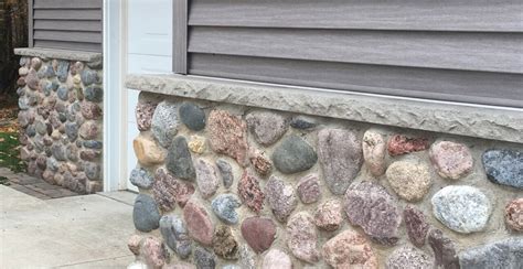 Veneer Stone Home Facade - Granite Cobbles Stone Veneer & Siding ...