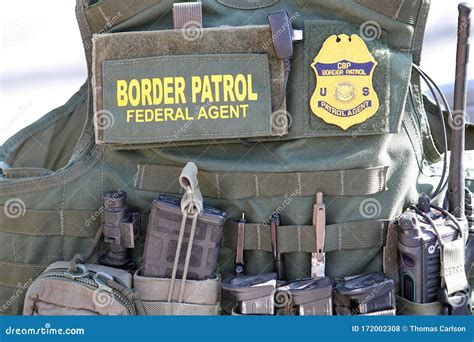 Border Patrol Federal Agent Gear Editorial Stock Photo - Image of ...