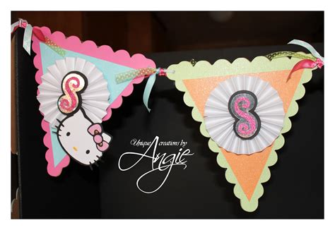 SCRAPPIN MEMORIES: hello kitty birthday banner