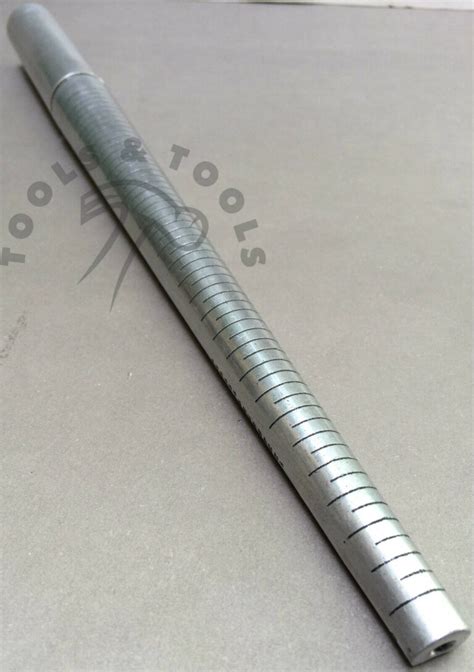 Aluminium Ring Mandrel 1- 15 With Grooved Shaping Forming Hammering Jewelry Tool - Tools N Tools UK