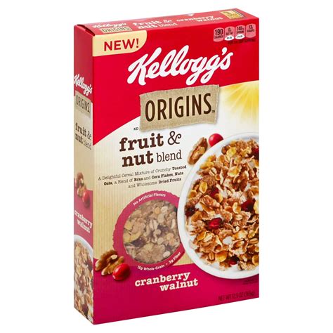 Kellogg's Origins Fruit & Nut Blend Cereal, Cranberry Walnut - Shop Cereal at H-E-B