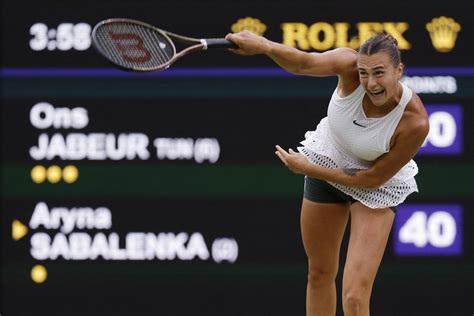 Sabalenka looks to toughen up mentally after Jabeur defeat | Reuters