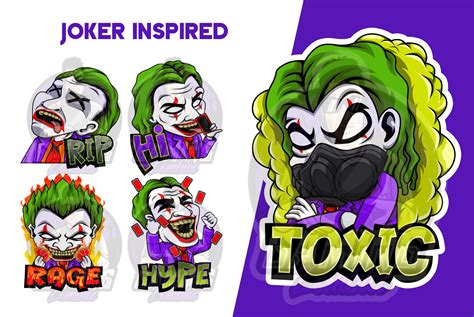 Joker Inspired Emote Pack - Emotes Store