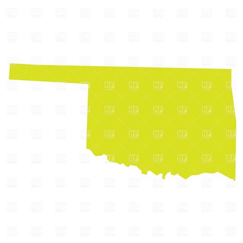 Oklahoma Outline Vector at Vectorified.com | Collection of Oklahoma ...