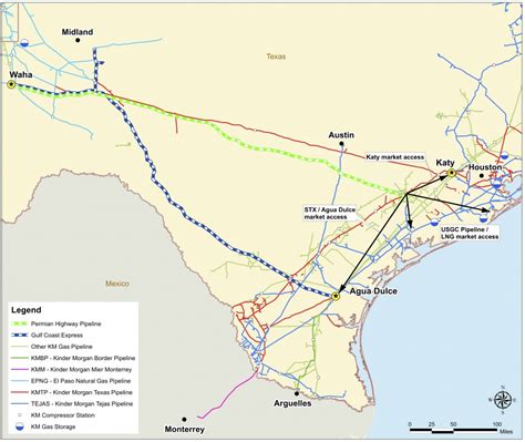 Texas Pipeline Map - Printable Maps