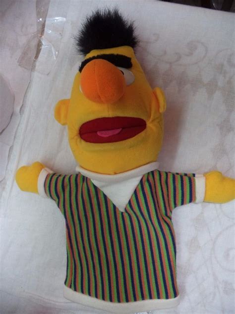 Sesame Street Muppet Bert Hand Puppet 14" by Applause VGC | #1817200503