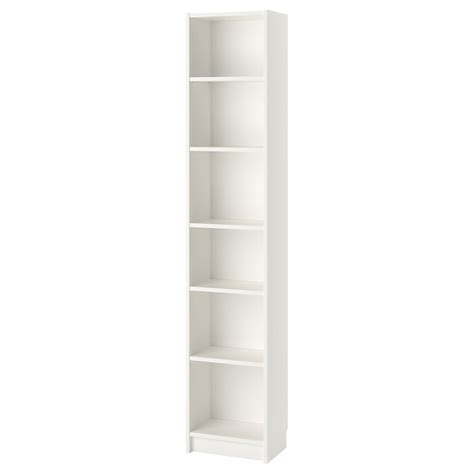 BILLY Bookcase, white, 15 3/4x11x79 1/2" - IKEA