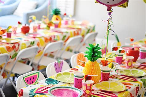 Cute and Colorful Tutti Frutti Birthday Party - Project Nursery