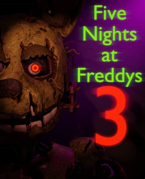 FNaF movie SpringTrap poster (version B) by FreddoRionne on DeviantArt