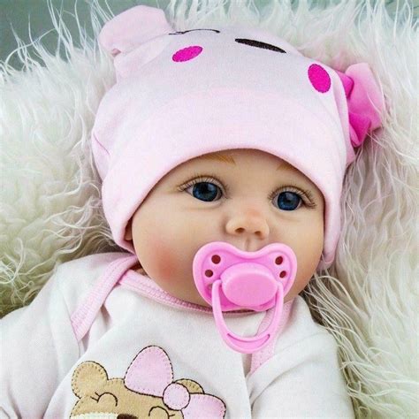 NPK Reborn Baby Doll Realistic Baby Dolls 22'' Vinyl Silicone Newborn ...