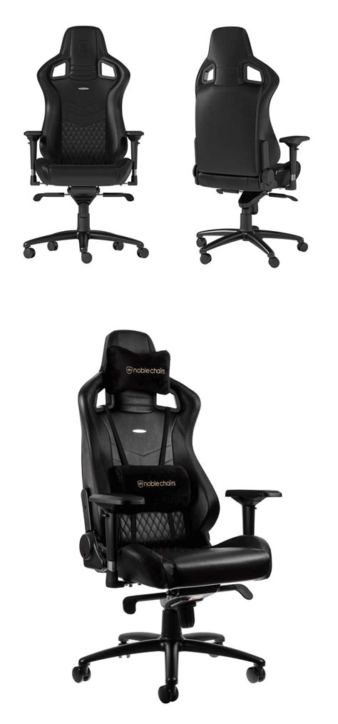 Buy noblechairs EPIC Real Leather Gaming Chair Black [zzzzzzzNBL-RL-BLA-001] | PC Case Gear ...