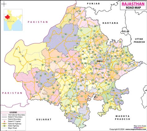 Rajasthan Road Map