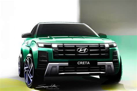 Hyundai Unveils All-New Creta Design in Sketch - Korean Car Blog