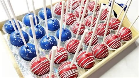 American Flag Cake Pops | Easy Fourth of July Cake Pops | Patriotic ...