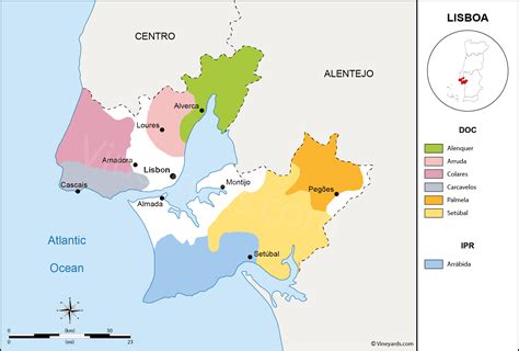 Portugal Wine Regions Map