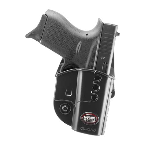 Fobus GL42NDBH Concealed Carry OWB Belt Holster for Glock 42, Right ...