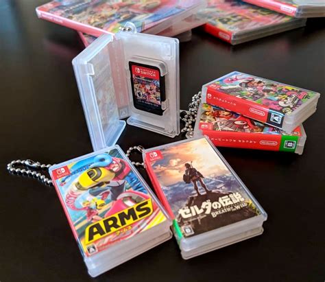 Maxgames "Card Pocket Mini" Keychain Cases for Nintendo Switch Cartridges — Tools and Toys