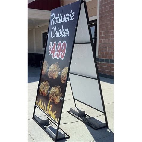 Large 48"x72" A Frame Sidewalk Sign ,Double sided MF4872DS - Buy A Frame Sidewalk Sign, Sidewalk ...