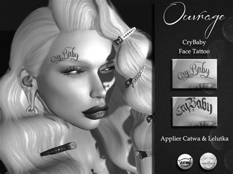 Second Life Marketplace - Ouvrage... Cry Baby Tattoo DEMO