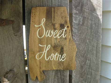 Sweet Home Alabama wood sign Alabama Sweet Home sign Alabama