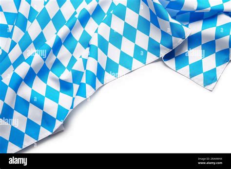 Flag of Bavaria on white background Stock Photo - Alamy