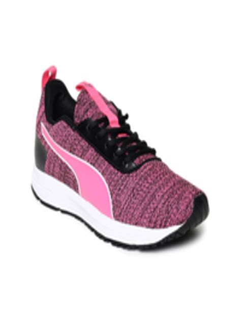 Buy Puma Women Pink & Black Progression Pro Running Shoes - Sports ...