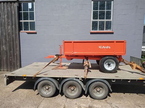 Kubota 1.25T tipping trailer ready for delivery…. – Agrihort