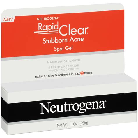 Neutrogena Rapid Clear Stubborn Acne Spot Treatment Gel, 1 oz