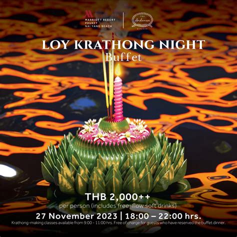 Welcome the Loy Krathong Festival 2023 with Exclusive Promotions from ...