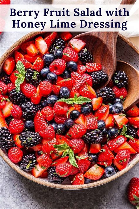 Berry Fruit Salad | Recipe | Berry fruit salad, Berry salad recipe ...