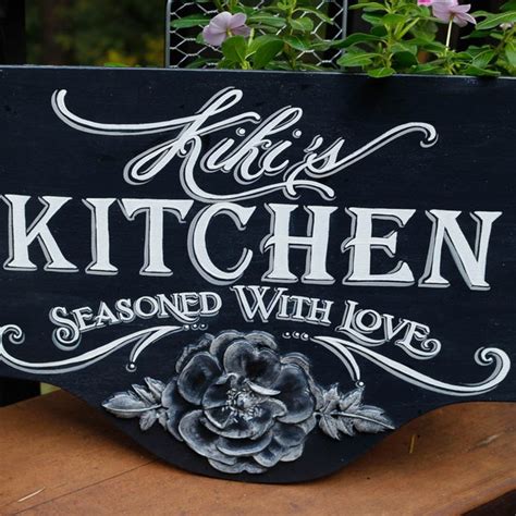 Rustic Kitchen Sign - Etsy