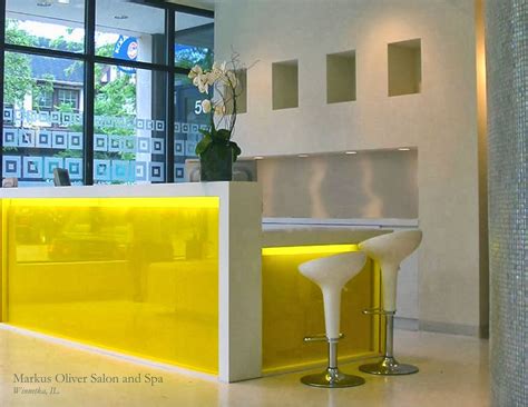 Salon Design | Reception furniture, Small reception desk, Reception desk design