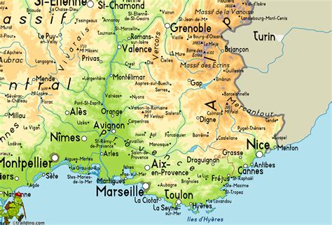 Provence France Map of images