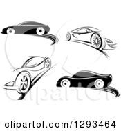 Royalty-Free (RF) Black And White Car Clipart, Illustrations, Vector ...