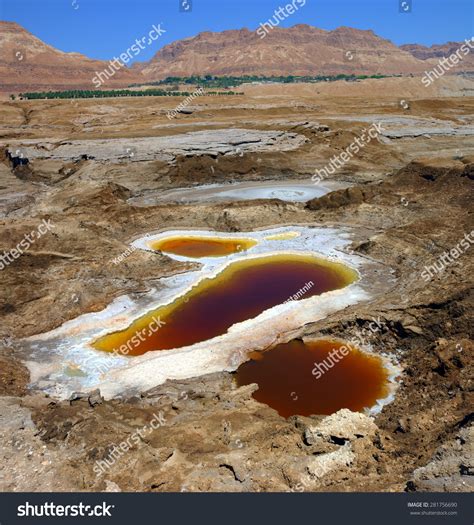 Dead Sea Sinkholes . Israel . Stock Photo 281756690 : Shutterstock