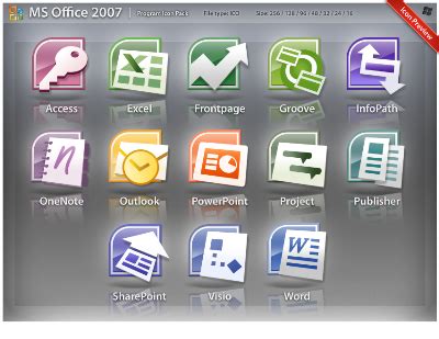 17 Amazingly Creative Free Microsoft Office Icon Sets | Office icon, Microsoft office, Ms office