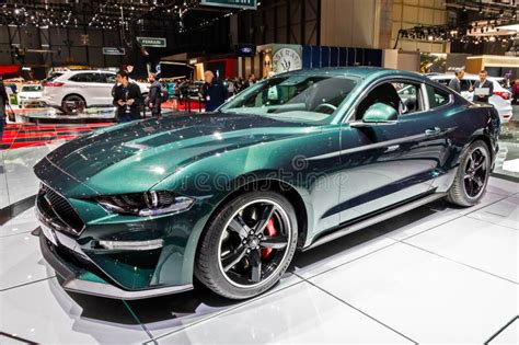 Ford Mustang Bullitt Sports Car Editorial Image - Image of green, ford ...