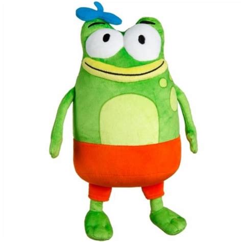 Lets Go Luna! Andy Hopper The Green Frog Plush Doll PBS Kids Cartoon Animated Figure Mighty, 1 ...