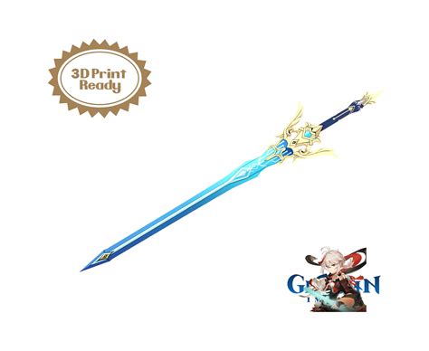 Freedom Sworn Sword Digital 3D Model - Genshin Impact - 3D Printing ...