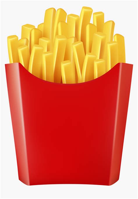 French Fries Clipart Transparent, HD Png Download - kindpng