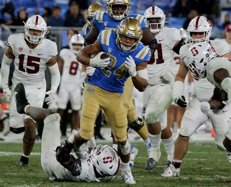 Zach Charbonnet dominates as No. 12 UCLA beats Stanford - Los Angeles Times