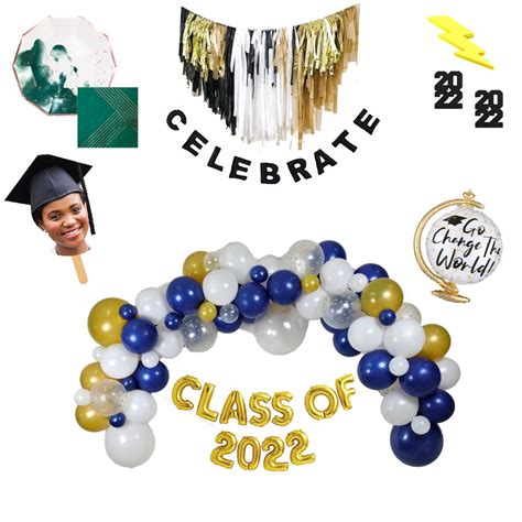 Class of 2022 Graduation Party Inspiration Board - Revel and Glitter